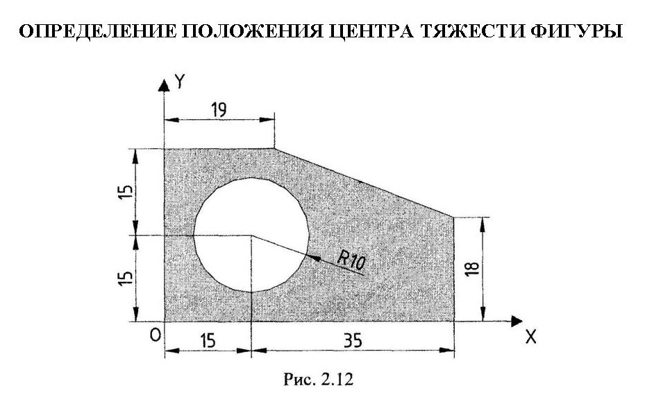 Реферат: Вычисление координат центра тяжести плоской фигуры